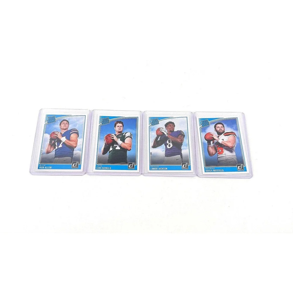 NFL Rookie Card Lot Josh Allen Lamar Jackson Baker Mayfield Sam Darnold